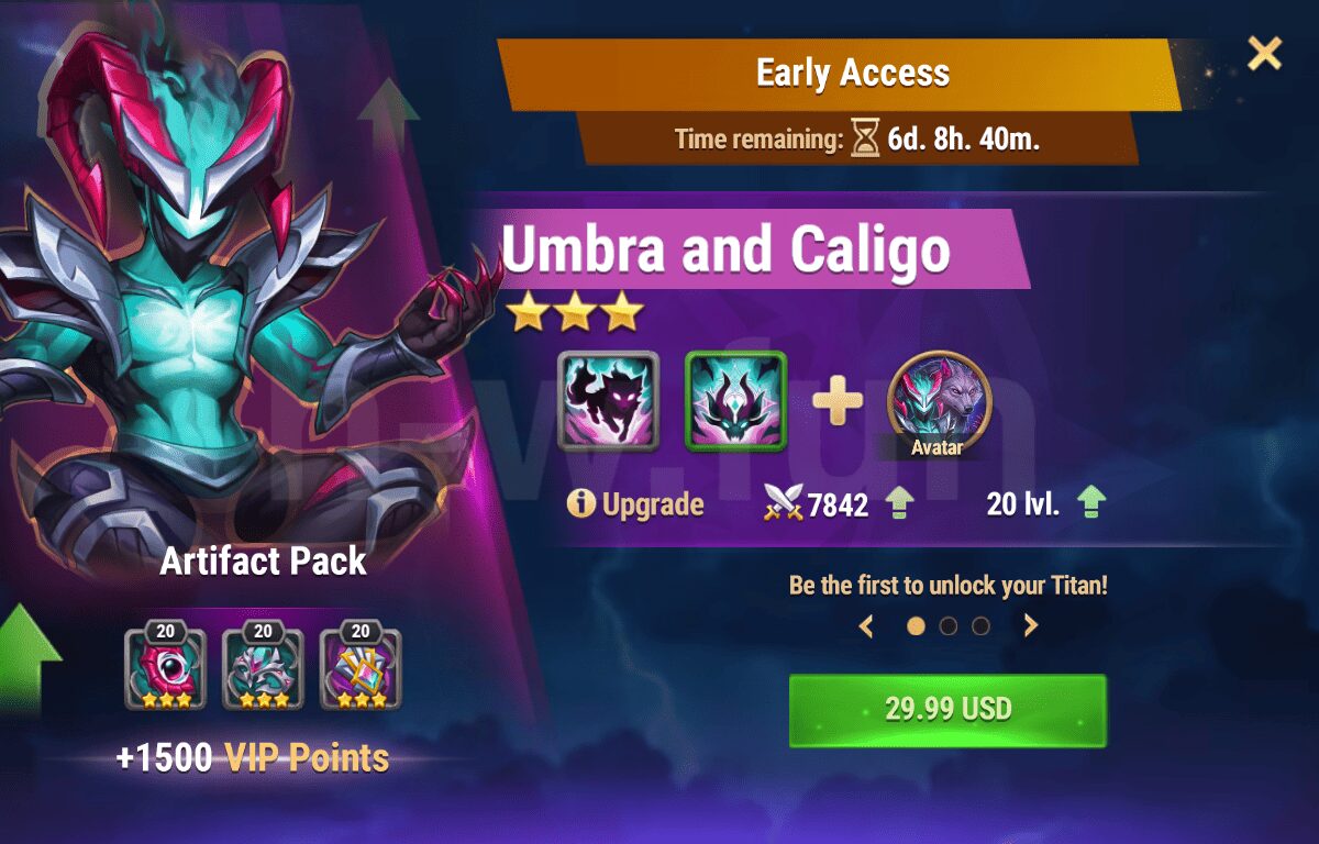 [Hero Wars Guide] Early Access (Umbra Bundle)