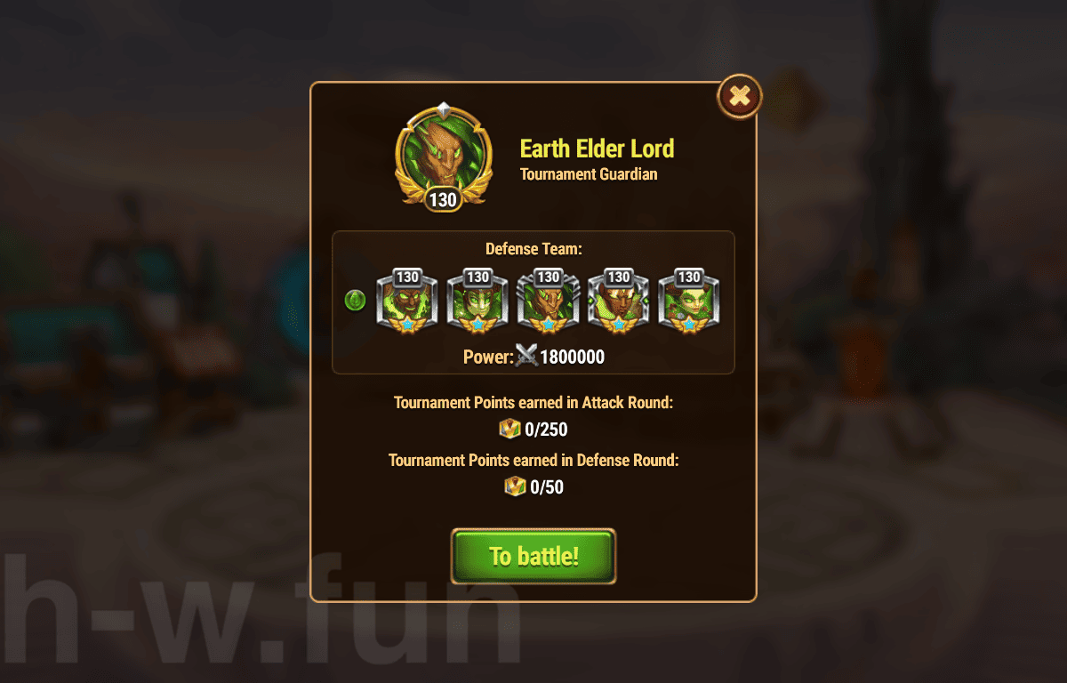 [Hero Wars Guide] Earth Elder Lord