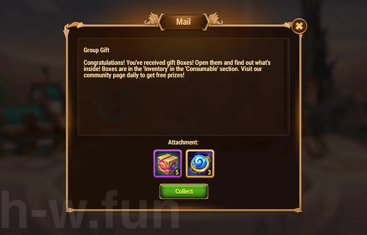 [Hero Wars Guide] Group Gift Portal and Skin Stones