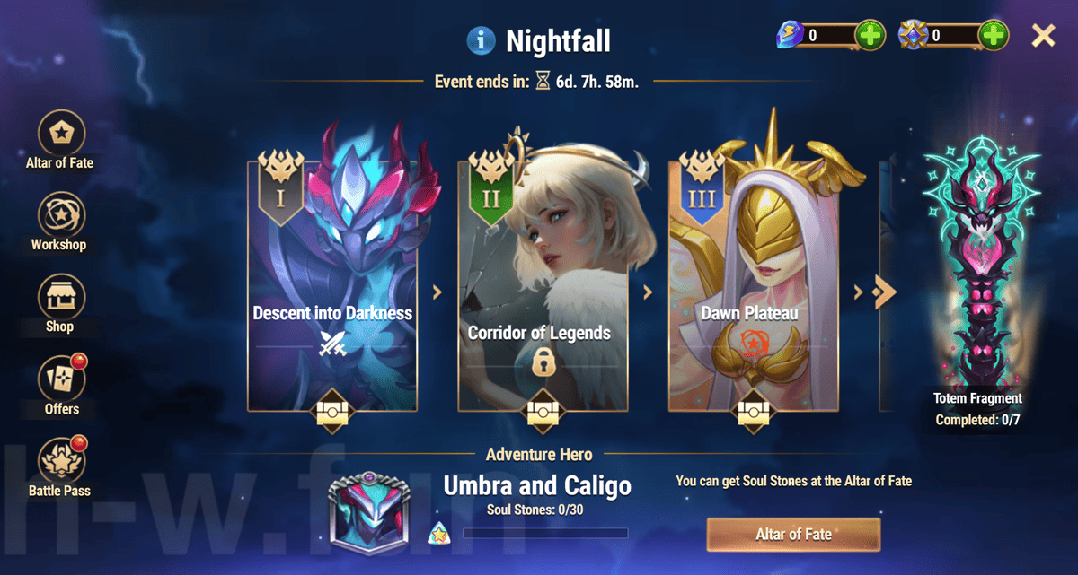 [Hero Wars Guide] Nightfall Umbra Event