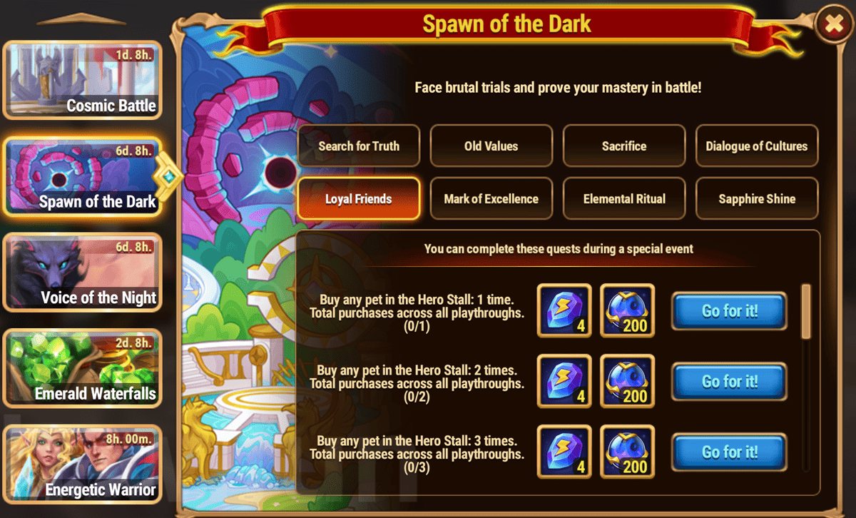 [Hero Wars Guide] Spawn of the Dark