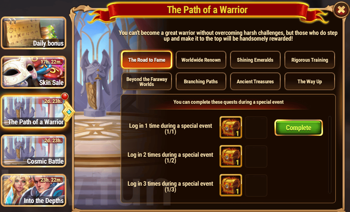 [Hero Wars Guide] The Pass of a Warrior Tasks
