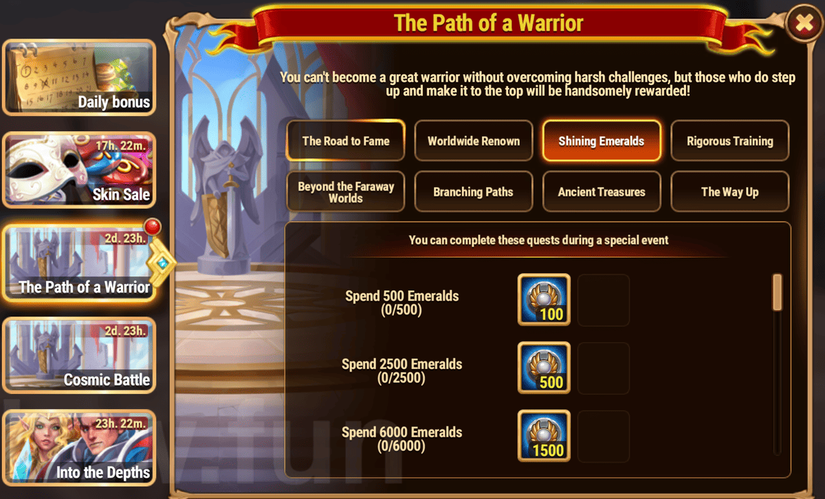 [Hero Wars Guide] The Pass of a Warrior Tasks