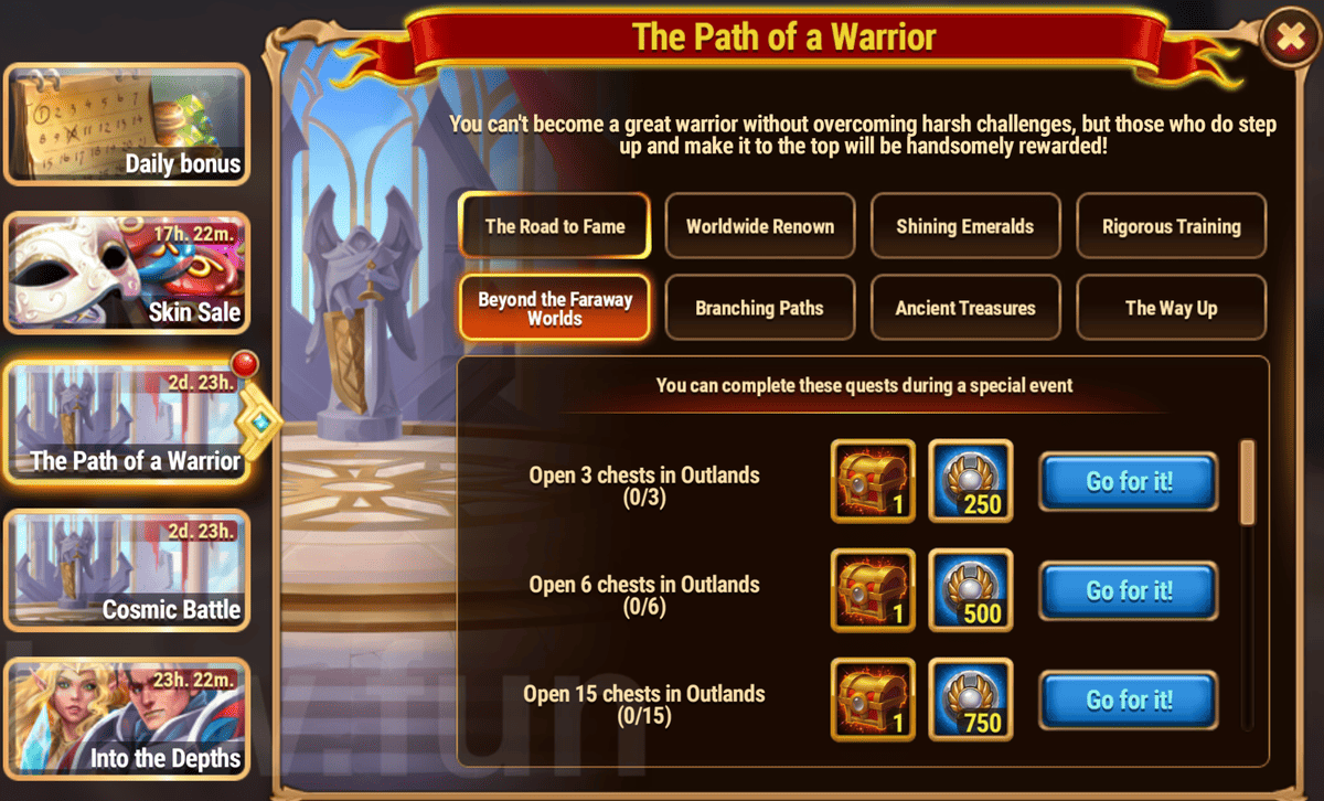 [Hero Wars Guide] The Pass of a Warrior Tasks