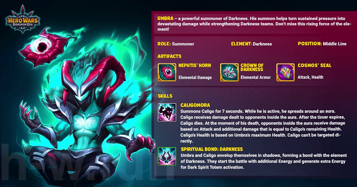 [Hero Wars Guide] Titan Umbra Stat