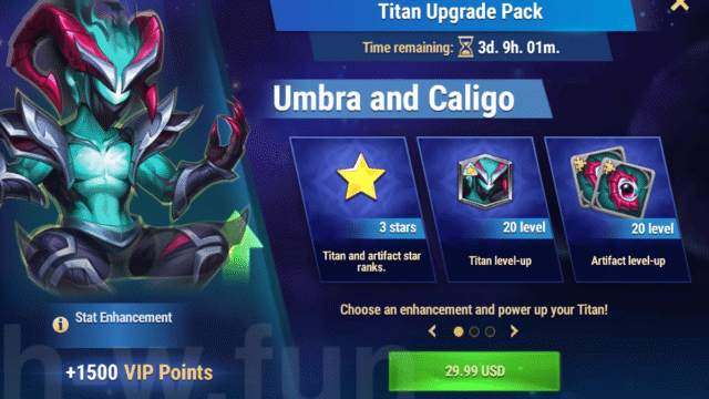 [Hero Wars Guide] Titan Upgrade Pack (Umbra)