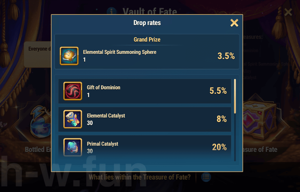 [Hero Wars Guide] Vault of Fate