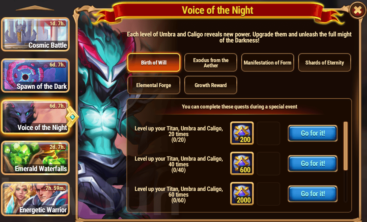 [Hero Wars Guide] Voice of the Night (Umbra)