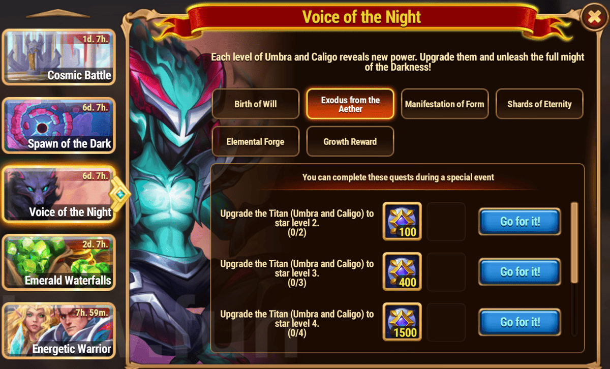 [Hero Wars Guide] Voice of the Night (Umbra)