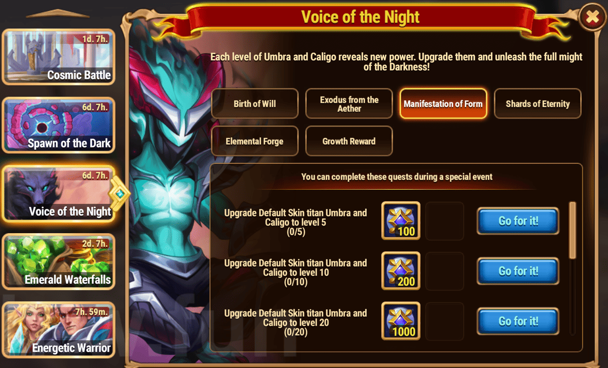 [Hero Wars Guide] Voice of the Night (Umbra)