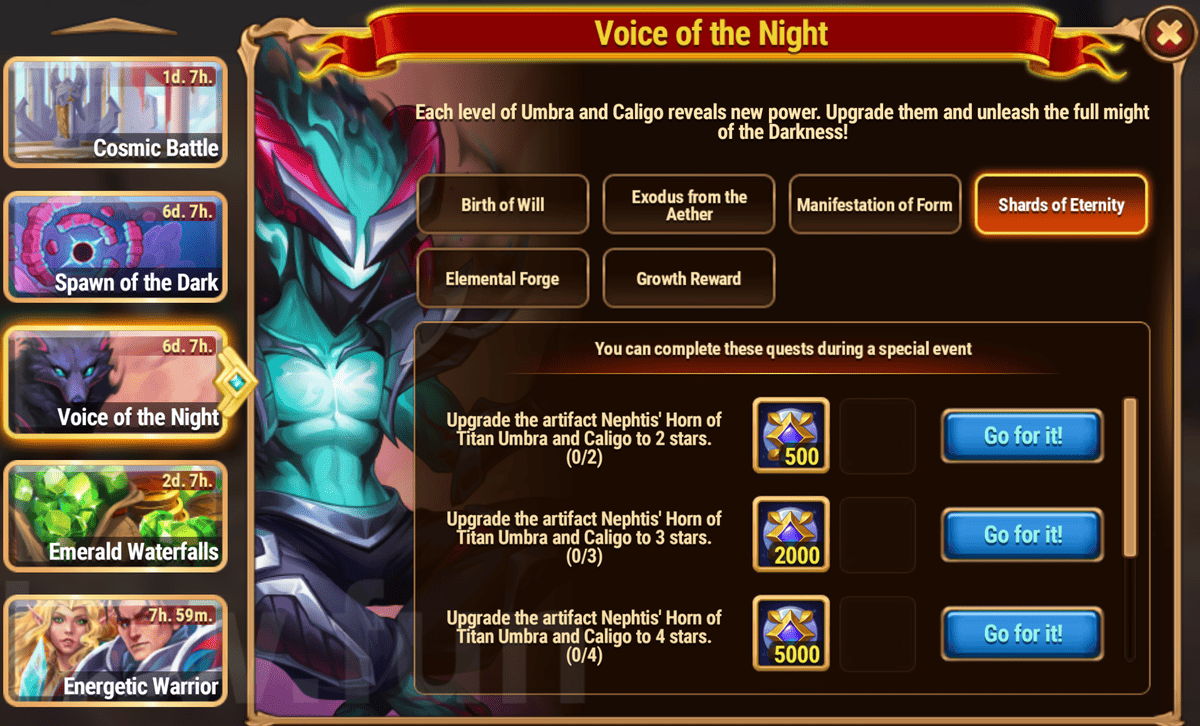 [Hero Wars Guide] Voice of the Night (Umbra)