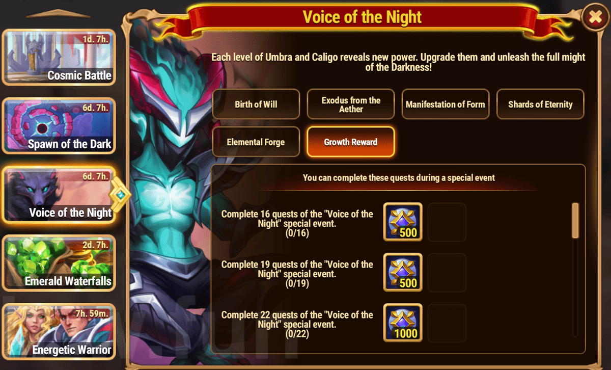 [Hero Wars Guide] Voice of the Night (Umbra)