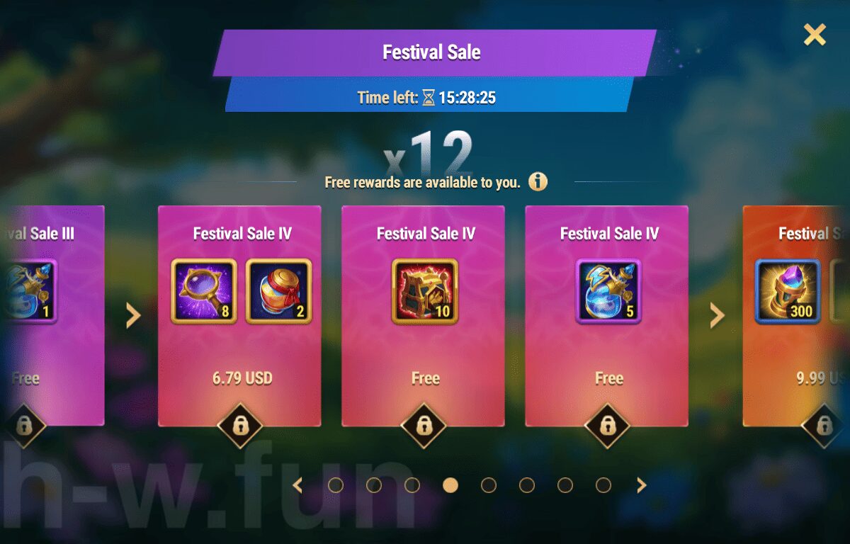 [Hero Wars Guide] Festival Sale