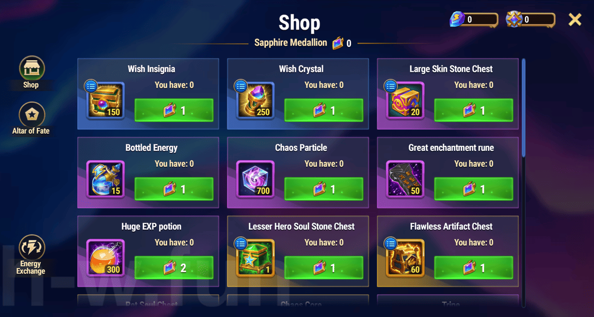 [Hero Wars Guide] Nightmare Abode Festival Shop