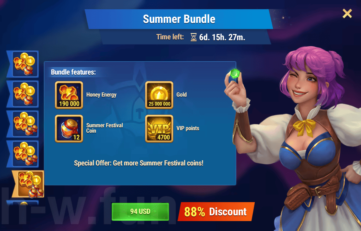 [Hero Wars Guide] Summer Bundle