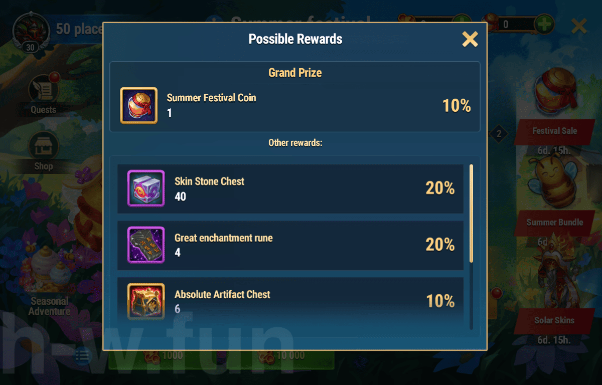 [Hero Wars Guide] Summer Festival 2026