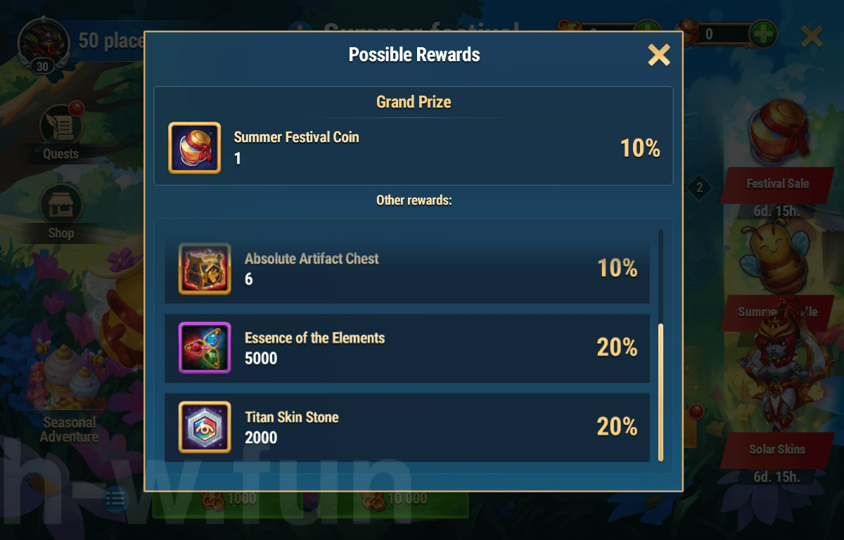 [Hero Wars Guide] Summer Festival 2026