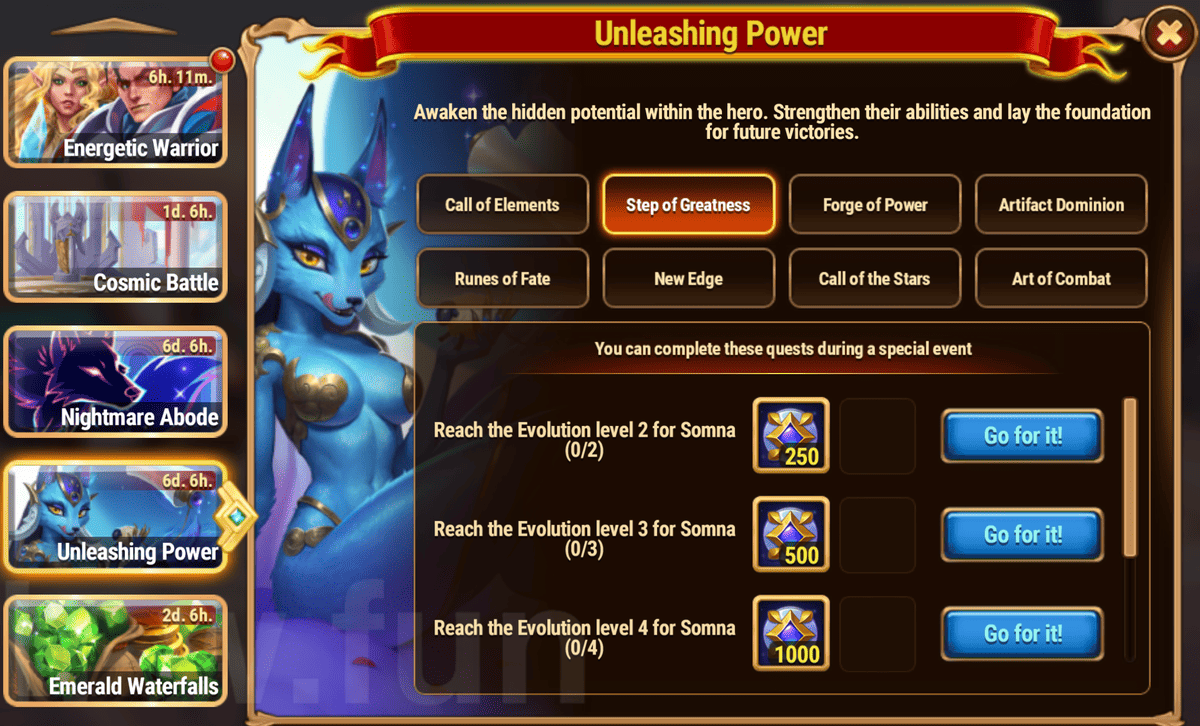 [Hero Wars Guide] Unleashing Power(Somna)