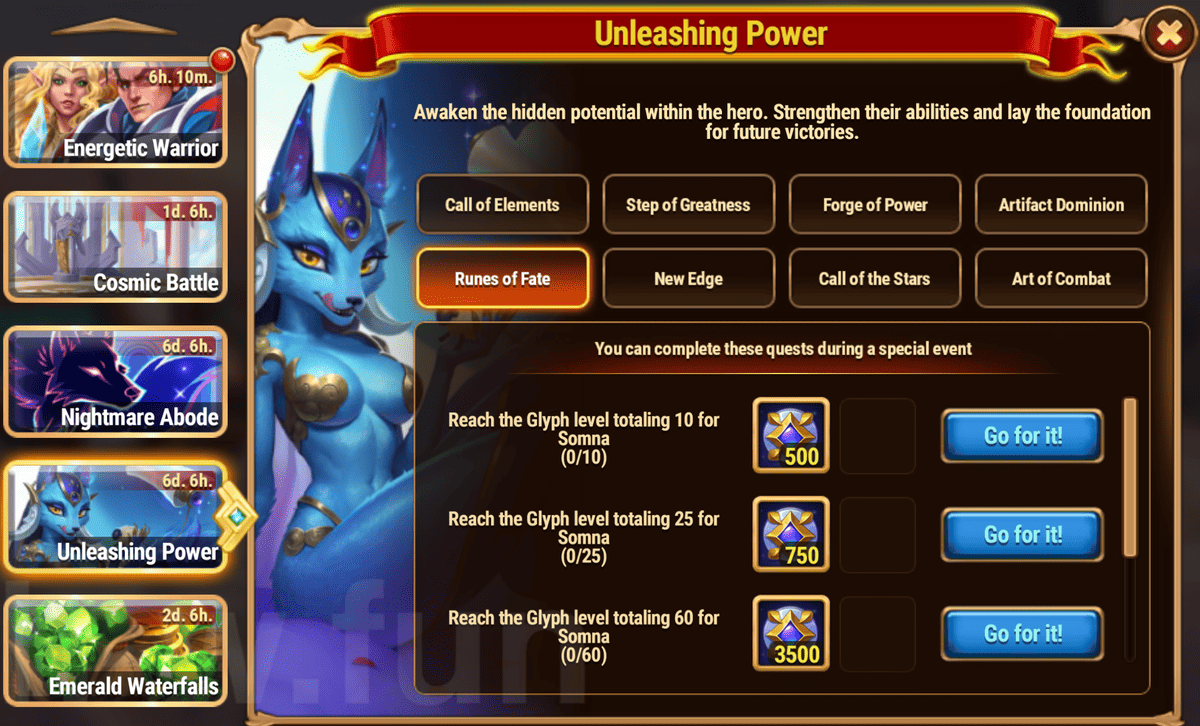 [Hero Wars Guide] Unleashing Power(Somna)