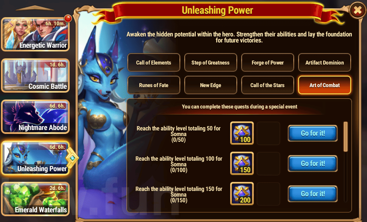[Hero Wars Guide] Unleashing Power(Somna)