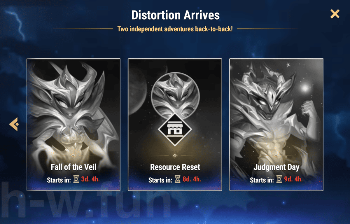 [Hero Wars Guide] Distortion Arrives Resource Reset
