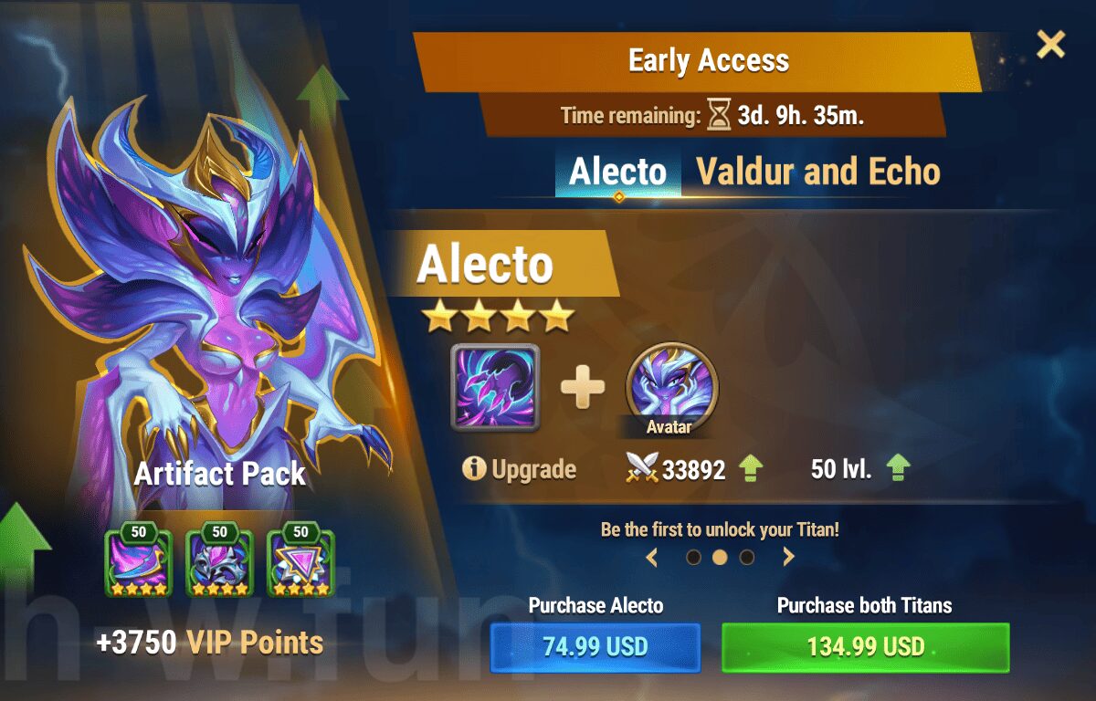 [Hero Wars Guide] Early Access Alecto