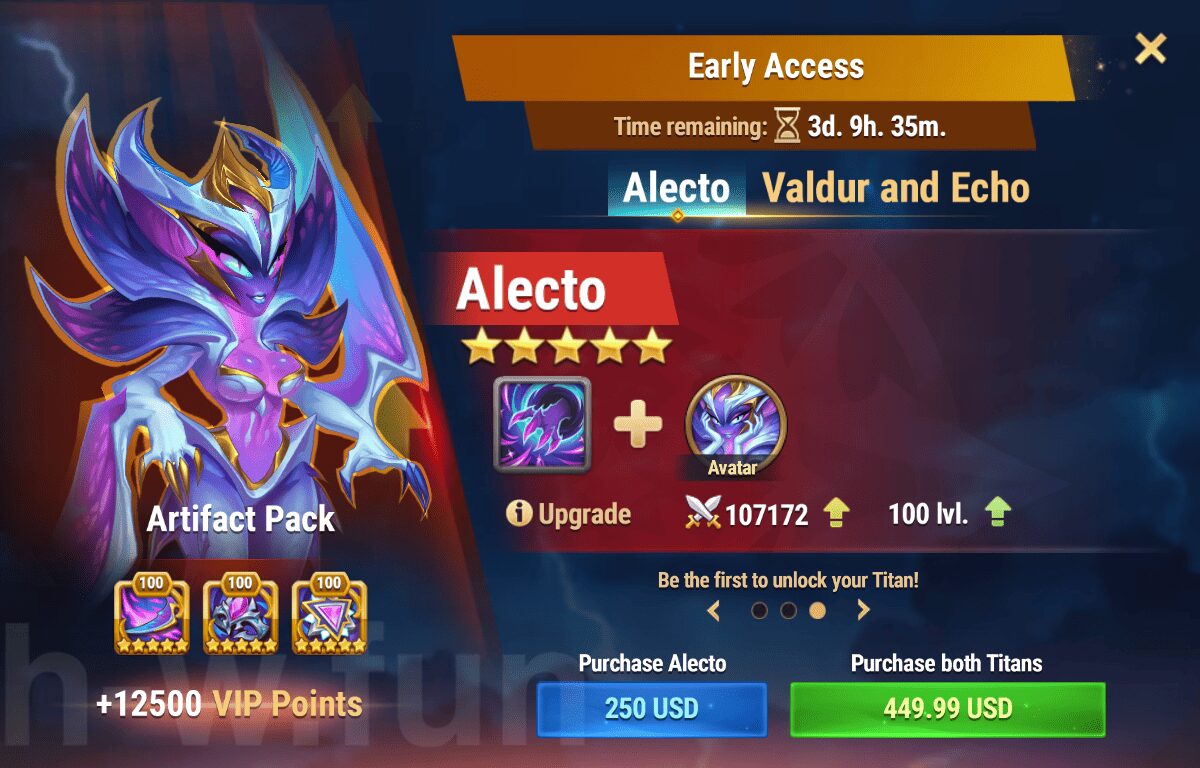 [Hero Wars Guide] Early Access Alecto