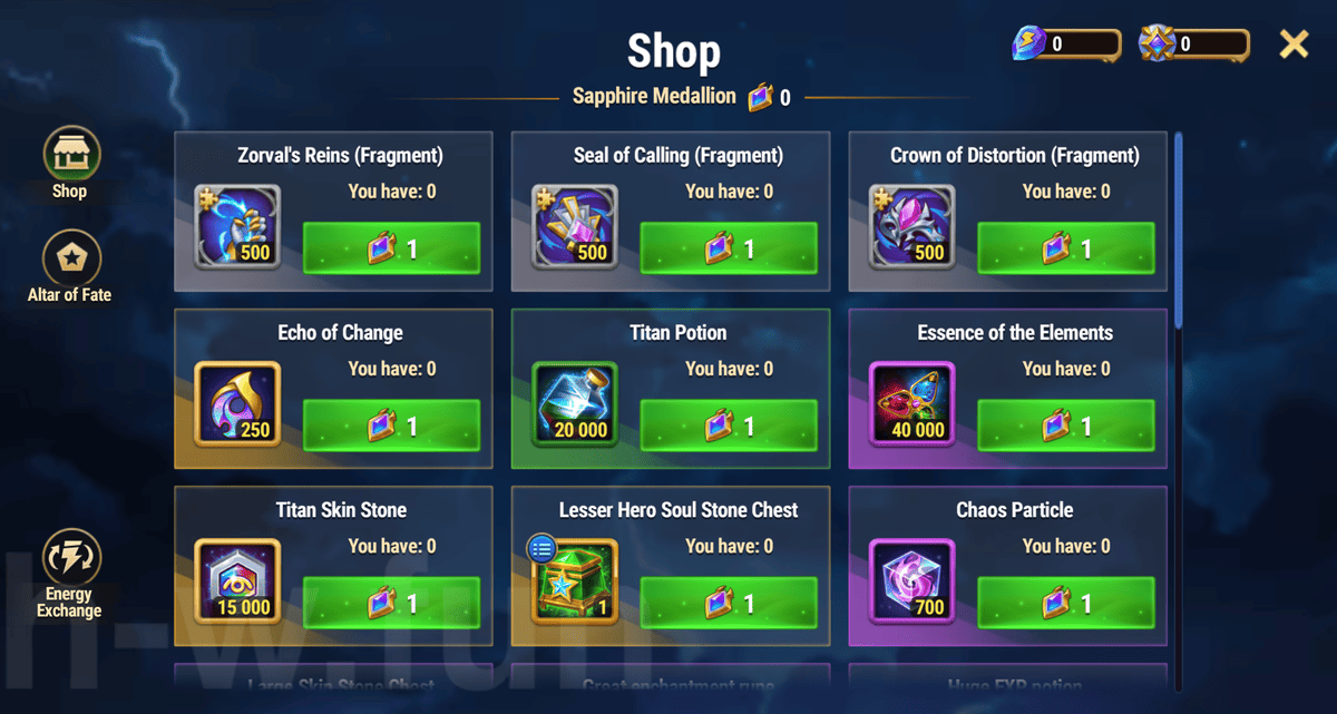 [Hero Wars Guide] Judgment Day Festival Shop