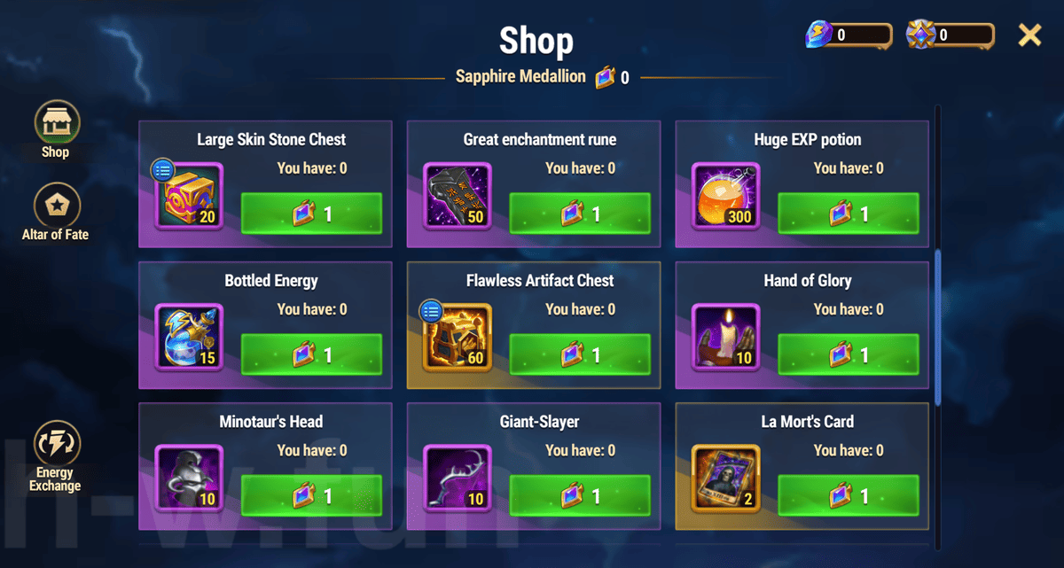 [Hero Wars Guide] Judgment Day Festival Shop
