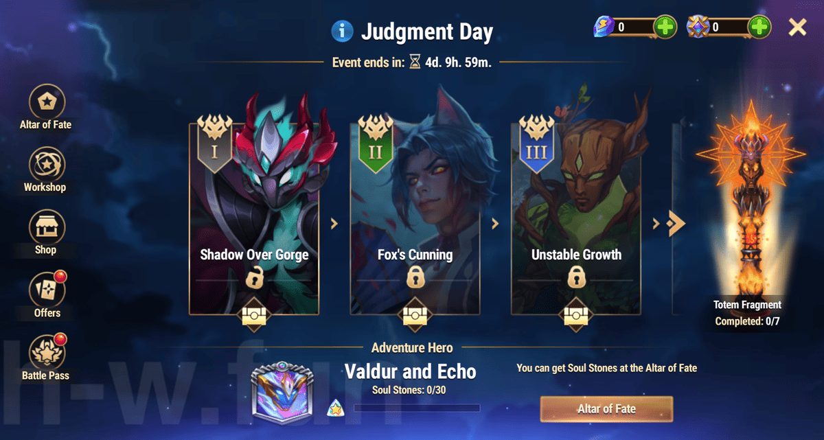 [Hero Wars Guide] Judgment Day Valdur Event
