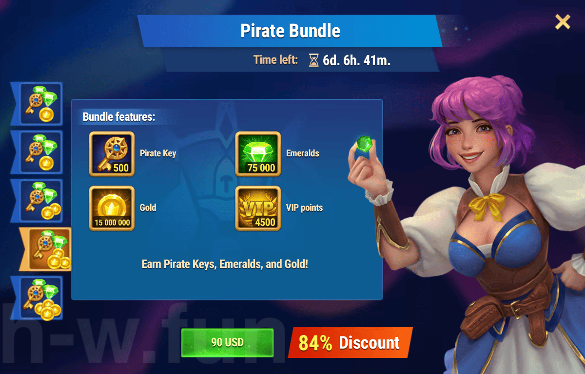 [Hero Wars Guide]Pirate Bundle