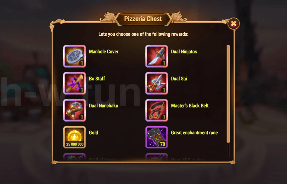 [Hero Wars Guide] Pizzeria Chest