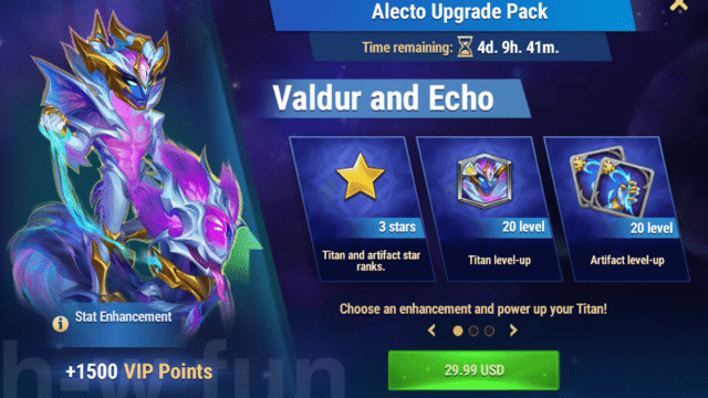 [Hero Wars Guide]Titan Upgrade Pack (Valdur)