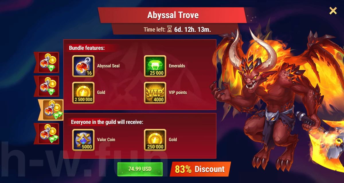 [Hero Wars Guide]Abyssal Trove