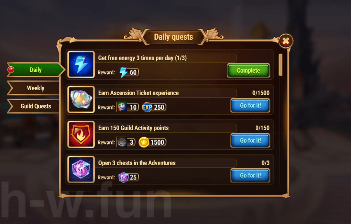 [Hero Wars Guide] Ascension Seasons Guide