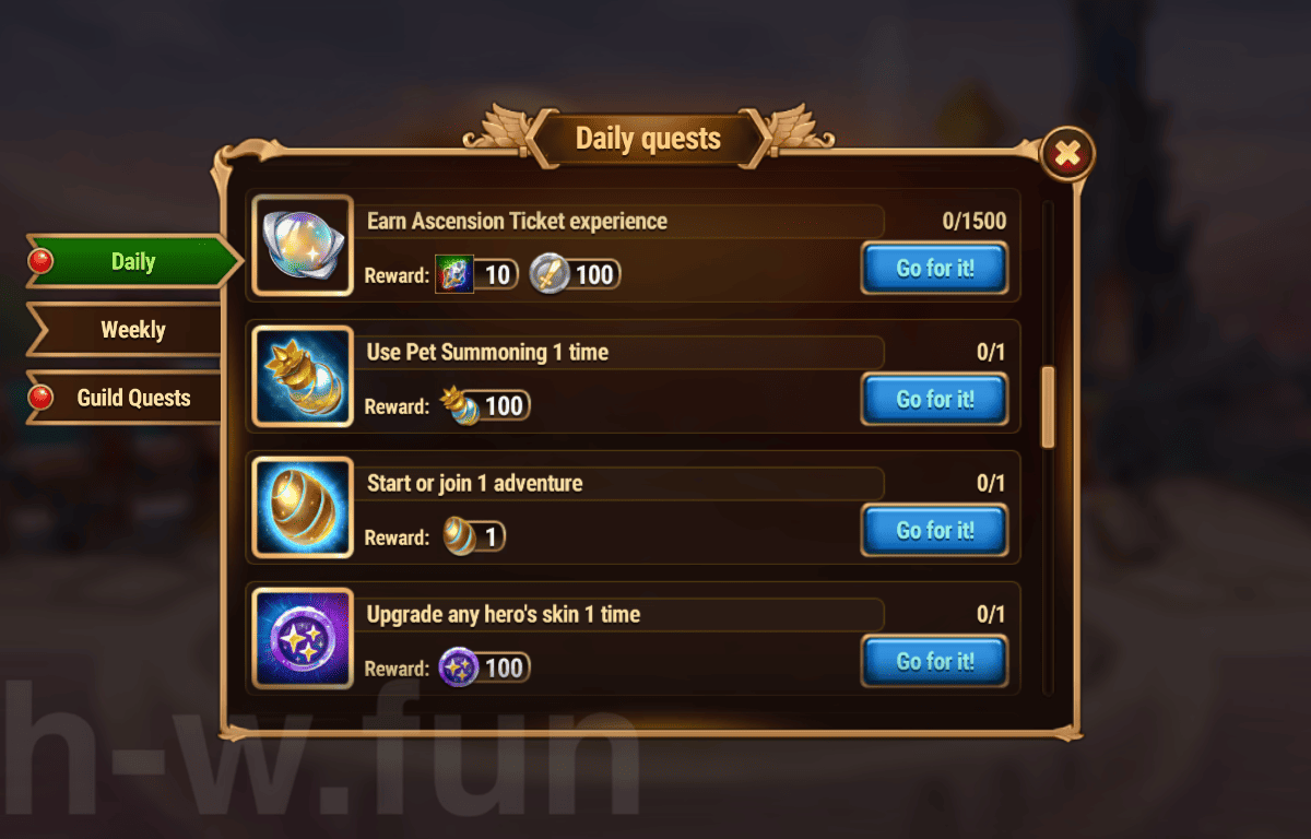 [Hero Wars Guide] Ascension Seasons Guide