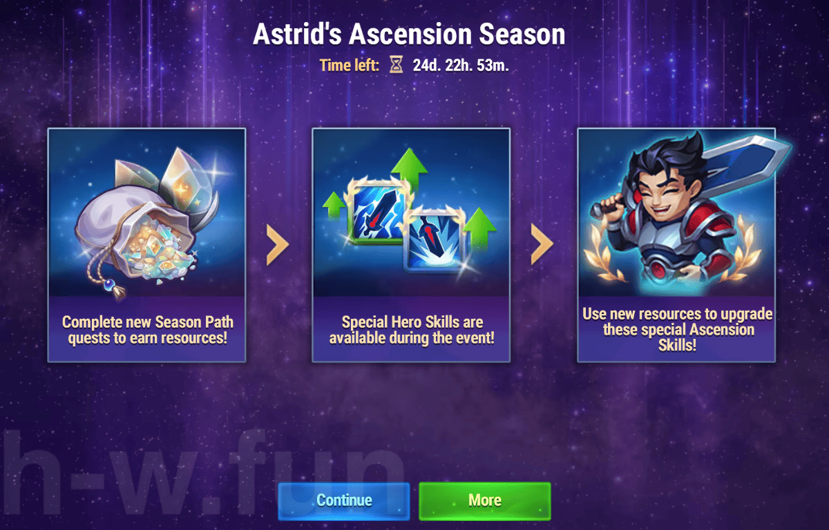 [Hero Wars Guide] Astrid Ascension Season