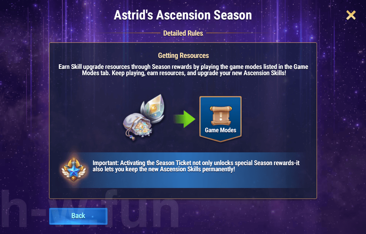 [Hero Wars Guide] Astrid Ascension Season