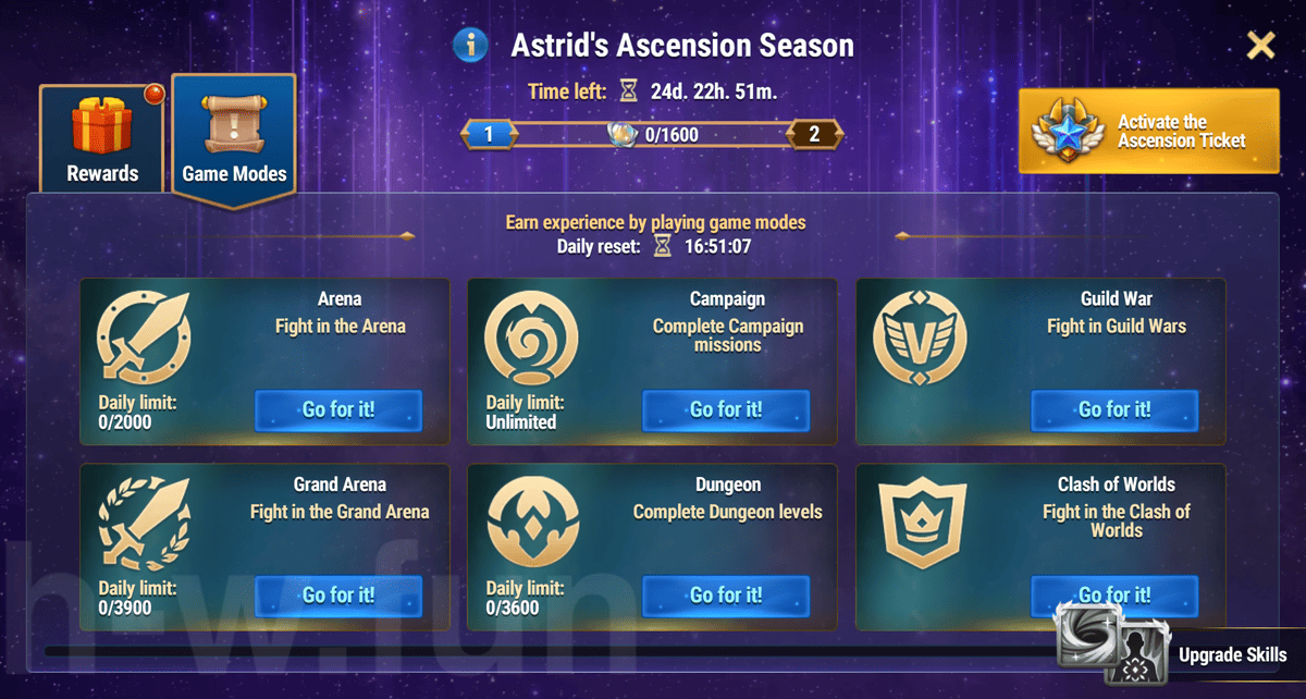 [Hero Wars Guide] Astrid Ascension Season