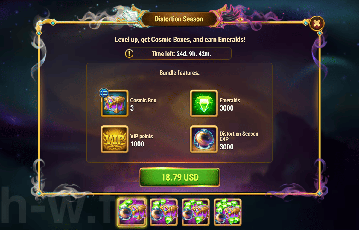 [Hero Wars Guide] Distortion Season Bundle