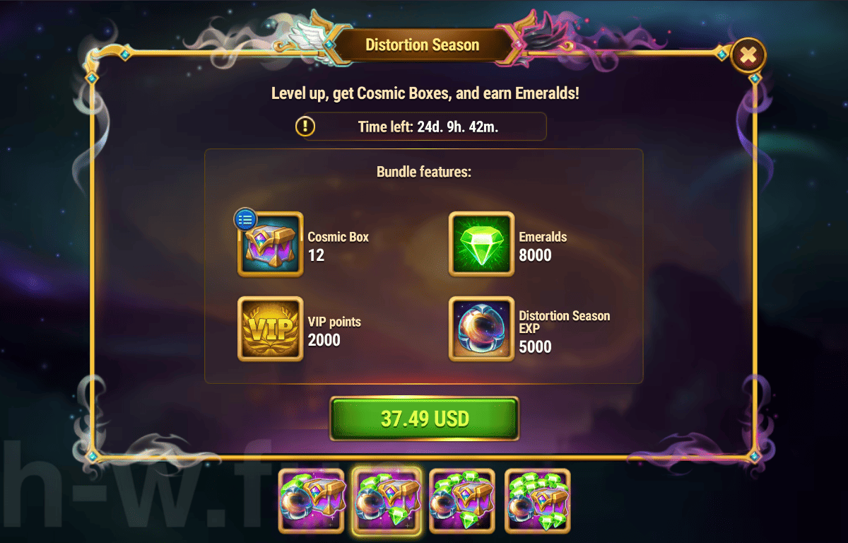 [Hero Wars Guide] Distortion Season Bundle