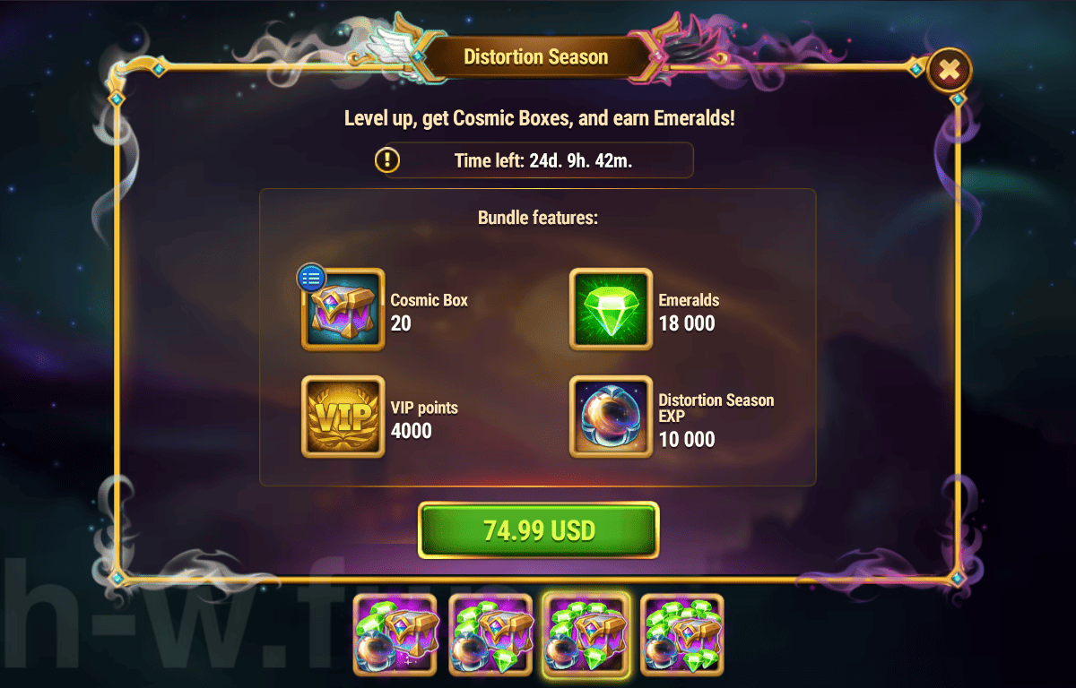 [Hero Wars Guide] Distortion Season Bundle