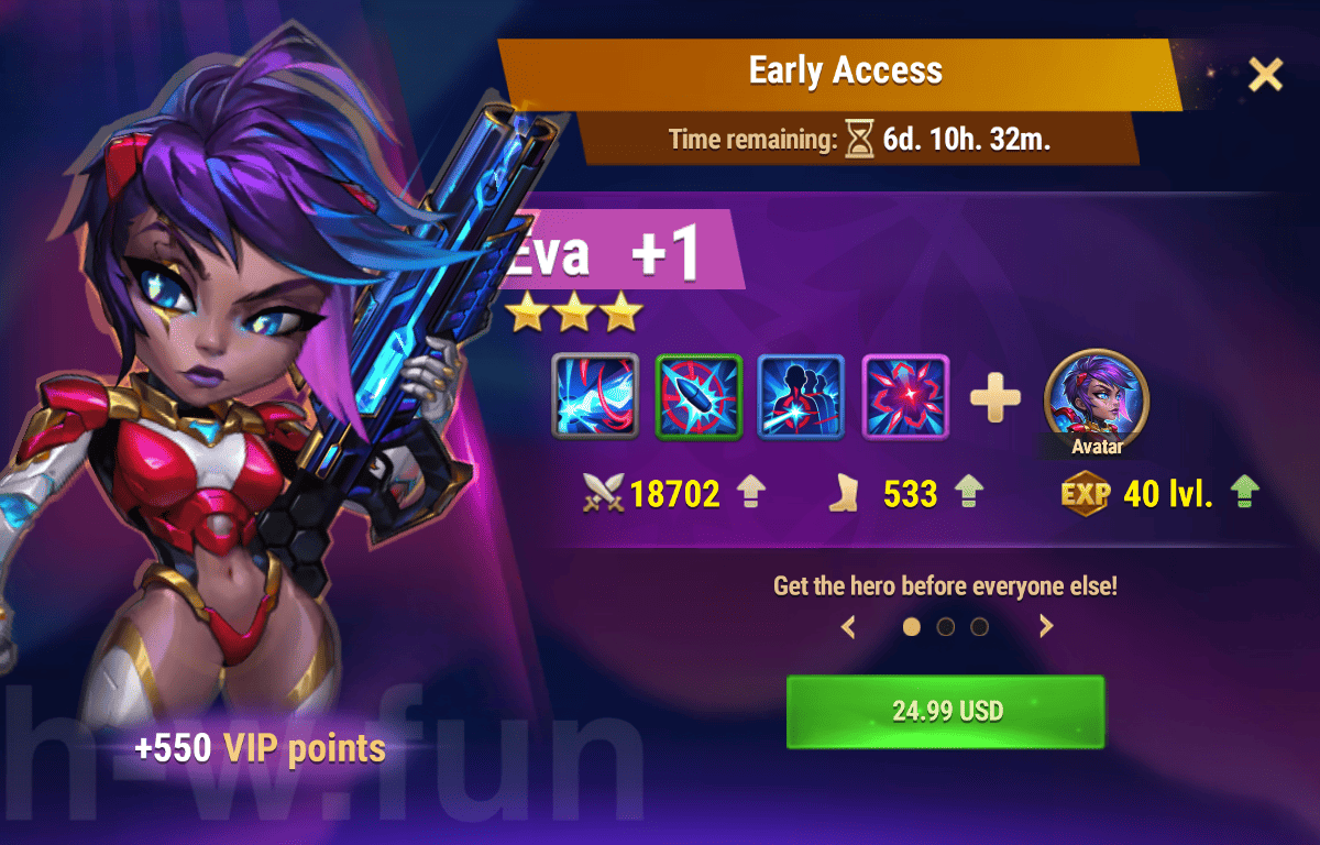 [Hero Wars Guide] Early Access Eva