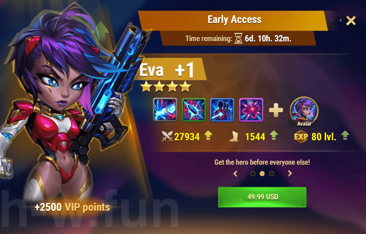 [Hero Wars Guide] Early Access Eva