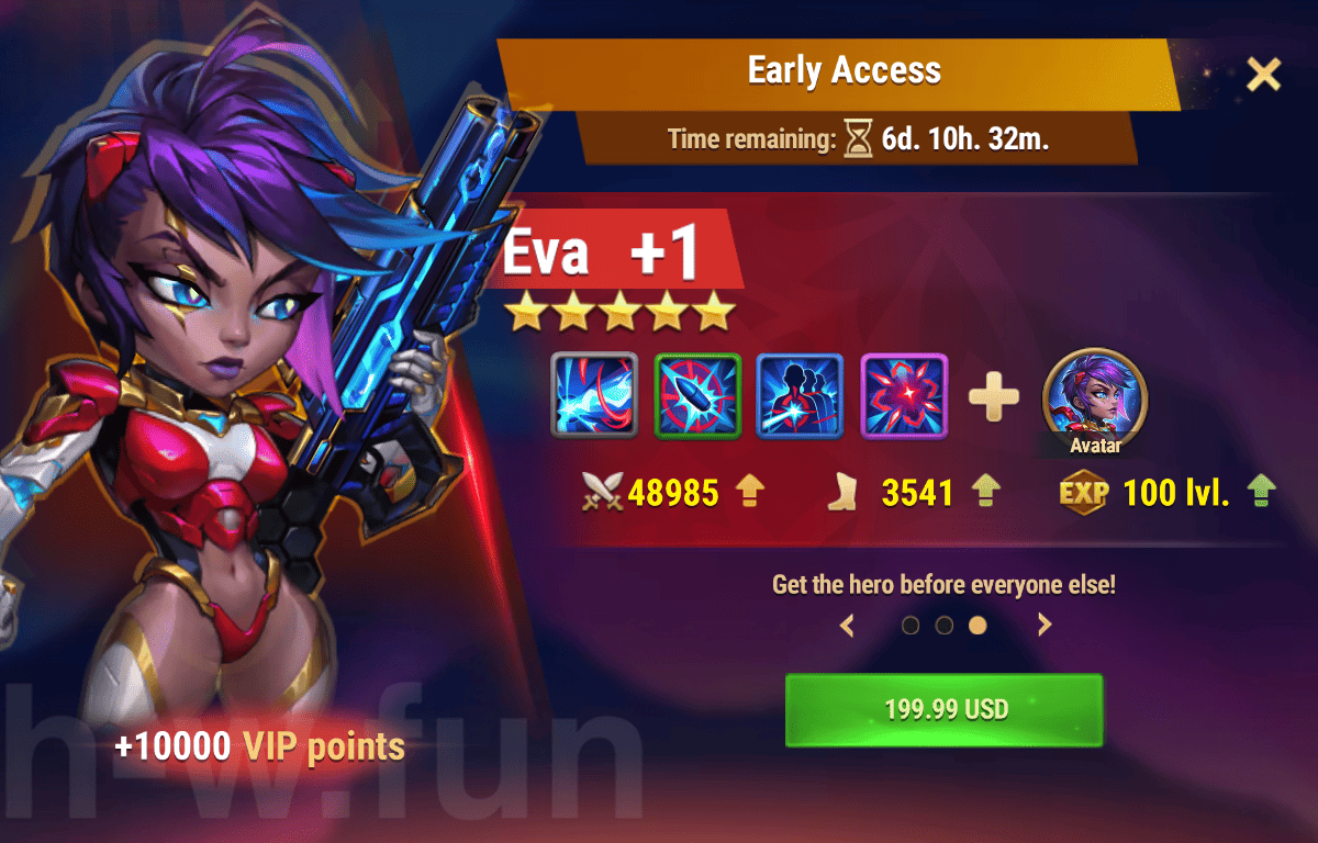 [Hero Wars Guide] Early Access Eva