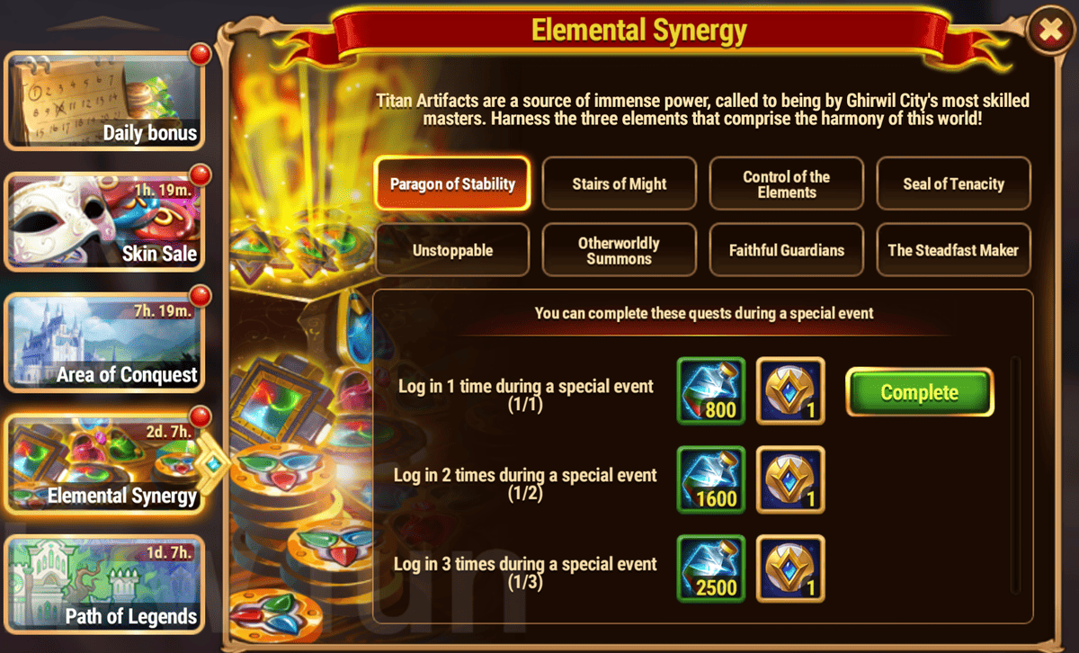 [Hero Wars Guide] Elemental Synergy