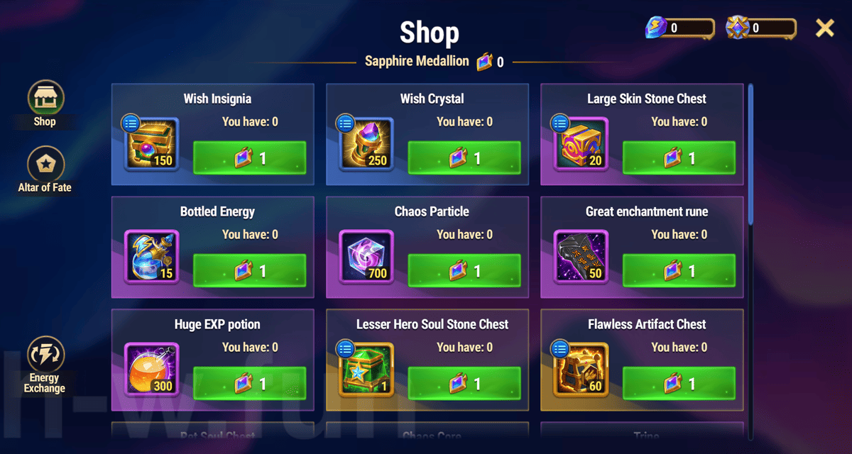 [Hero Wars Guide] Freedom Protocol Event Shop