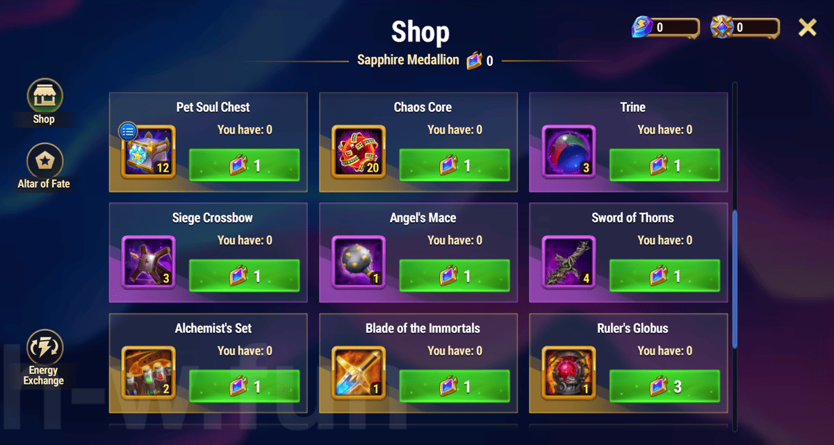 [Hero Wars Guide] Freedom Protocol Event Shop