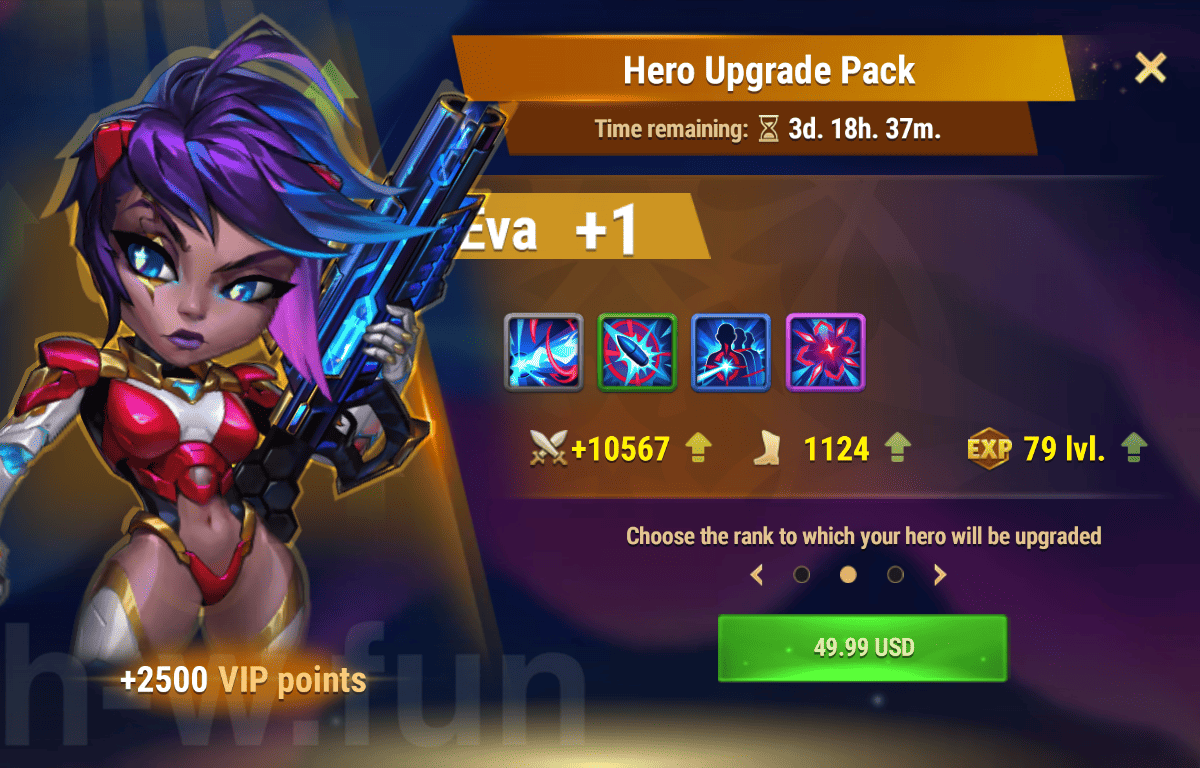 [Hero Wars Guide] Hero Upgrade Pack (Eva)