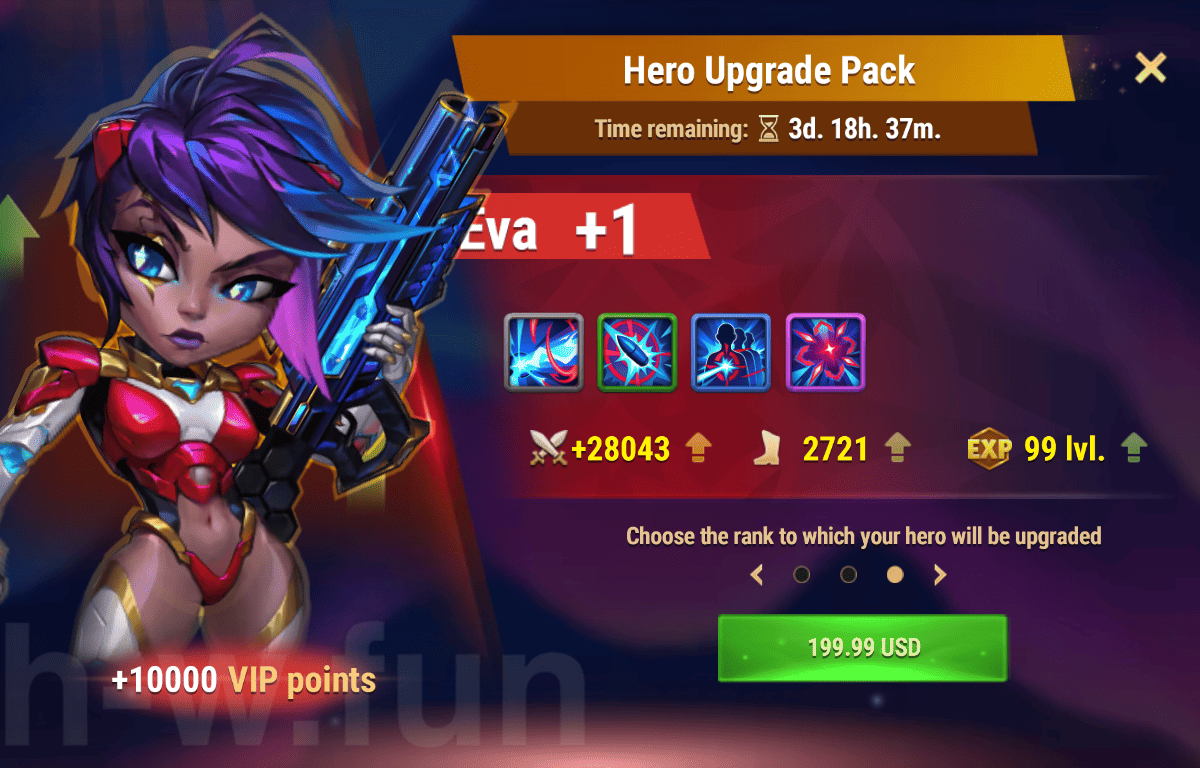 [Hero Wars Guide] Hero Upgrade Pack (Eva)